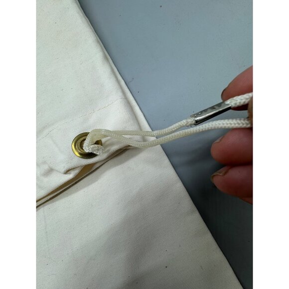 Noahs Ark Animal Workshop Canvas Storage Bag With Drawstring cream 33x21" READ - Picture 10 of 10